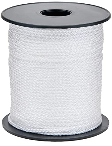 Flandria Geflochtenes Seil aus Polypro, Ø 3 mm, 200 m, Farbe: Weiß