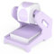PONNOR Etikettenhalter, Thermo-Etikettenhalter für Rollen und Fächerfalz-Etiketten, Versandetikettenständer, Desktop-Drucker, DIY-Zubehör, Zubehör für Zuhause, Büro (Fresh Purple)