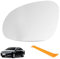 Spiegelglas Ersatz für VW JETTA 5 2005-2010/ VW GOLF 5 2003-2008/ VW PASSAT B6 2007-2011/ SKODA SUPERB Facelift 2007-2008 beheizbar Ersatzspiegelglas Fahrerseite Außenspiegel Asphärisch Links
