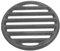Milisten Iron Fire Grate for Bbq Cast Iron Round Grill Grate High Heat Charcoal Plate for Outdoor Cooking Efficient Heat Distribution Easy to Fireplaces and Grills