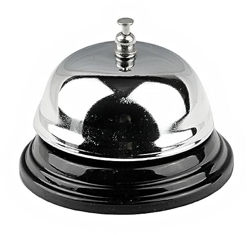 Gadpiparty Cloche de Service Sonnette de Service Cloche de réception Cloche en Acier Inoxydable