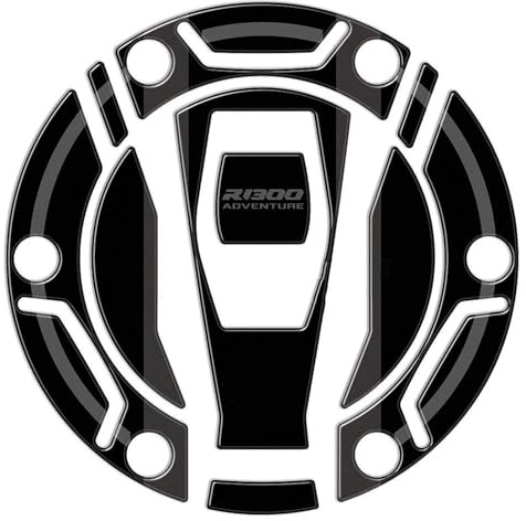 VQLDPX Aufkleber Tankdeckel-Aufkleber Für B&MW R 1300 R1300 GS ADV R1300GS Adventure 2024 2025 Tankdeckel-Schutzfolie Tankpad Motorrad Tankschutz(Satz 4)