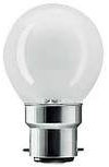 10 x G45 Round Globe Golf Ball Light Bulbs in 25 Watt Bayonet B22 Fitting Opal (White/Pearl/Opaque/Soft) Finish Double Life: 2,000 Hour