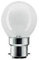 10 x G45 Round Globe Golf Ball Light Bulbs in 25 Watt Bayonet B22 Fitting Opal (White/Pearl/Opaque/Soft) Finish Double Life: 2,000 Hour