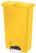 Rubbermaid Commercial Products Slim Jim 1883575 50 Litre Front Step Step-On Resin Wastebasket - Yellow