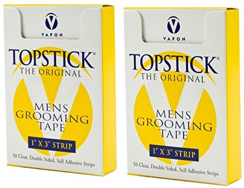 Vapon Topstick 1 X 3-50 Strips in each box (2 boxes) Hypo-Allergenic All Purpose Clear Double Tape by Vapon