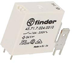 45.71.7.024.0310 Relay: electromagnetic SPST-NO Ucoil: 24VDC 16A/30VDC 400Ω FIND