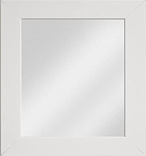 Frame Company Watson Range Framed Mirror, White, 20x16-Inches