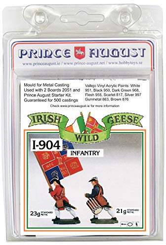 Unbekannt Prince August Hobby Gießform – Irish Wild Gänese Drummer und Standard Bearer PAI904