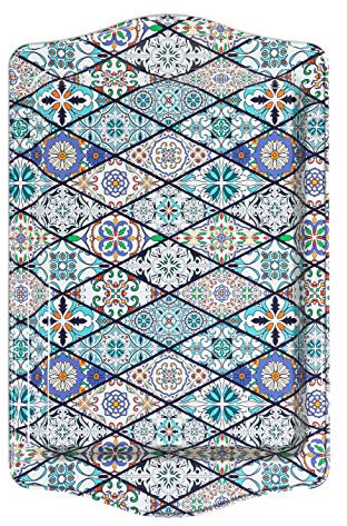 BOHORIA® Vassoio di design di alta qualità, piatti decorativi per vetro, tazze, ciotole sul tavolo in legno, vetro o pietra (orientale)