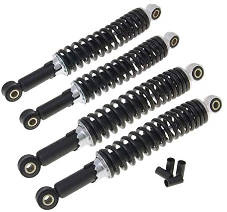EXTREM Tieferlegung SET 4 Simson Stossdämpfer schwarz 280mm + 260mm Schwalbe KR51