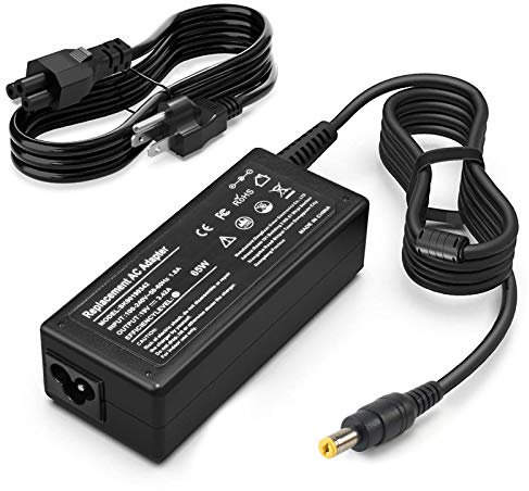65W 19V 3.42A AC Adapter Charger for Acer Aspire V3 V5 E1 E3 E5 ES1 R3 M5 F5 5000 5100 5250 6920 7741Z N15Q1 N16Q2 Laptop Power Supply Cord Monitor for Acer LCD H236HL SA230 G276HL S230HL G246HL