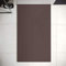 Plato de Ducha de Resina Mineral - Textura Pizarra,Antideslizante y Antibacteriano - Acabado Mate - Incluye Sifón y Rejilla (80x160 cm, Chocolate)