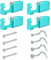 NIUSIMAN 4 Stück Nasen Piercing Pistole Piercing Gun Perforator Nasenpiercing Werkzeug Piercing kit Piercingzubehör Nasenpiercing Tragbare Nasenpiercing Set