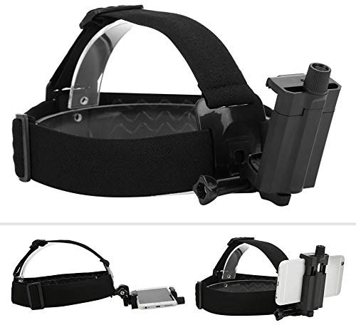 Head Strap Mount für Handy Kunststoff Outdoor Head Harness Strap Shooting Bracket Headband Mount für Motion Camera Mobile Phone Head Mount