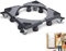 LARS360 Washing Machine Base Base with 8 Feets+4 Wheels, Adjustable Washing Machine Base for Refrigerator Dryer and Freezer with Anti-Shock Function Non-Slip (Black)