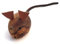 medina mood Mouse da gioco per gatti sbornia giocattolo fatto a mano in legno d'ulivo e pelle.