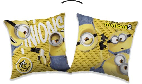 Jerry Fabrics Minions Kissen Kuschelkissen Dekokissen 40 x 40 cm