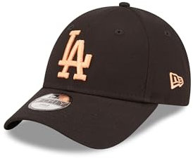 New Era Los Angeles Dodgers MLB Fankappe Kind Kids LA 9Forty gebogener Schirm verstellbar Teamlogo schwarz - Child
