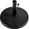 Yaheetech - Pie de sombrilla Redondo, diámetro 44 x 32 cm, Base de sombrilla de 10 kg, Resina, Aspecto metálico, Estilo Vintage, para terraza, Piscina, Patio, jardín, Restaurante, Color Negro