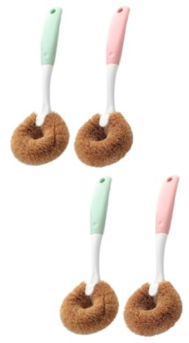 minkissy 4 Piezas De Cepillo para Fregar Platos Cepillo para Fregar Fregadero Cepillo para Fregar Cepillo para Lavar Platos Cepillo para Fregar Platos Cepillo para Fregadero De