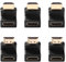 KUOQIY 6 PCS 90 & 270 Degree HDMI Adapter, Right Angle Male to Female, 4K Supported, for TV, Projector, Monitor