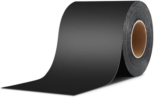 Butyl-Dichtungsband, Wohnmobil-Dachband, schwarz, 15,2 cm x 15,2 m, Wohnmobil-Reparaturdichtung, wasserdichtes Klebeband, UV- und wetterfestes Butyl-Dachband für Fenster, Boote, LKW-und