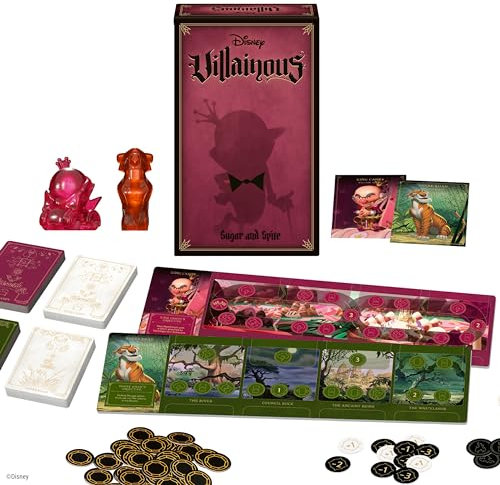 Ravensburger - Disney Villainous: Sugar & Spite - Erweiterung - Strategiespiel