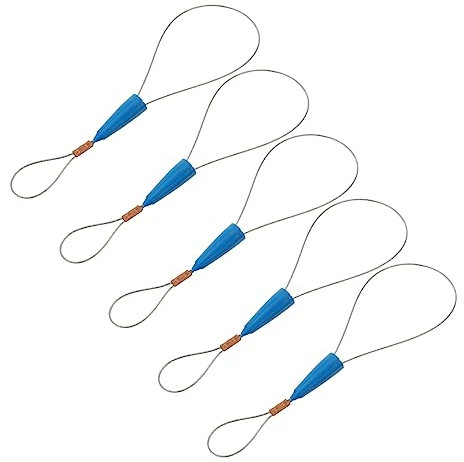 jojofuny 10pcs Portable Wire Traction Fish Tape Fastener Cable Puller Tool for Electricians Cable Conduit Mains Snake