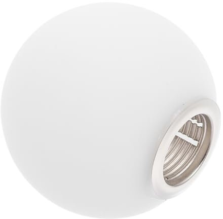 SEWOART Pantalla De Cristal Esmerilado Para Lámpara De Techo, Pantalla De Repuesto De Bola Redonda Blanca, Cubierta De Accesorio De Iluminación Decorativa