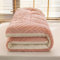 Japanische flauschige Lamm-Matratze, Kaschmir, Tatami-Boden, Futon-Matratze, dicke und faltbare Rollmatte für Sofa, Camping, Yoga, Rosa, 180 x 200 cm