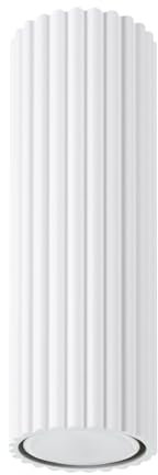 SOLLUX lighting Deckenlampe Deckenleuchte Deckenstrahler Lampe Decke Aluminium 1 Flammig 6,5 x 6,5 x 20 cm Karbon Weiß