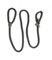 Tail Trek Professional Dog Training Slip Lead | Soft Nylon Figure-8 Design | UK Made (Black, 1.5m/5ft)