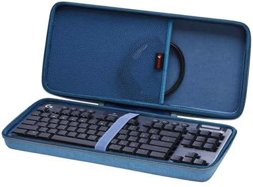 XANAD Hardcase für Logitech G915 TKL, G PRO Tastatur, G PRO X TKL 80% 87 Tasten Computertastatur - Blau