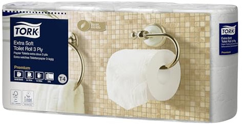 Tork Toilettenpapier, 3-lagig, extra weich, 56 Rollen à 155 Blatt