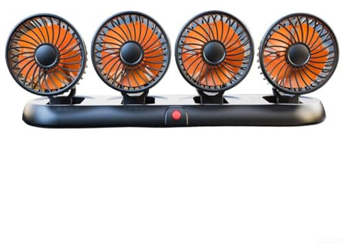 Marchfunny Ventilador de coche multiusos para camiones, SUV y barcos que garantiza comodidad (24 V)