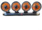 Marchfunny Ventilador de coche multiusos para camiones, SUV y barcos que garantiza comodidad (24 V)