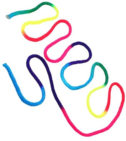 Corda per ginnastica ritmica, 2,8 m, arcobaleno Arts, corda per salti per allenamento, fitness, aerobica, ginnastica, accessori da palestra