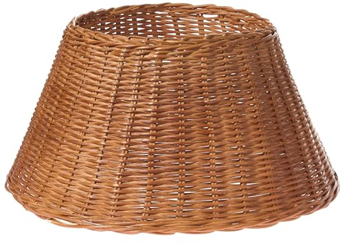Weihnachtsbaumkragen Rattan ⌀ 50 cm rund handgefertigt naturfarben Flocon