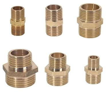 1 stück Messing Rohr Hex Nippel Fitting Schnell Anschluss 1/2 -3/4 Rohr armaturen