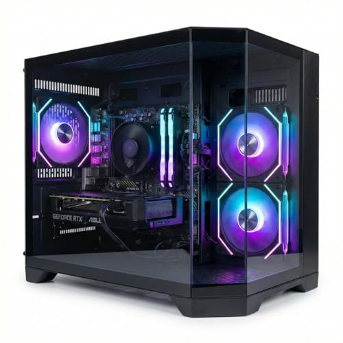 GFX-007 Gaming PC High-Performance Desktop PC - • 1TBHDD + 256SSD • RTX 3050 6GB • 16GB RAM DDR4 • Advanced Cooling • Windows 11 (BLACK)