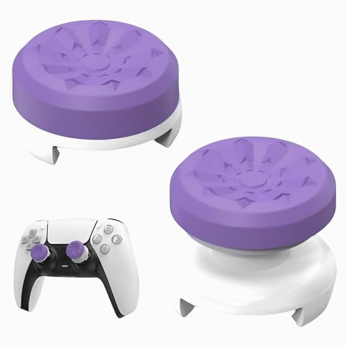 2 Pezzi Gommini per Controller PS5, Gommini Joystick, Estensioni Analogici per Controller, Grip Antiscivolo per Migliorare Precisione FPS e Comfort, Accessori per PlayStation 5 & PS4