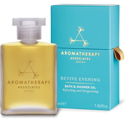 Aromatherapy Associates Olio da bagno e doccia, spa di lusso, bagno naturale, olio da bagno, vegano, cruelty free, ecologico (olio da bagno e doccia da 55 ml)