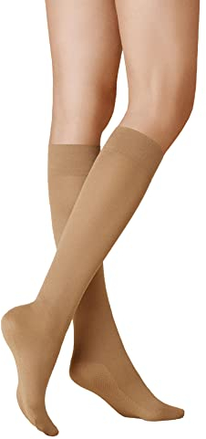 KUNERT Damen Kniestrümpfe Warm Up 60 Wärmeisolation 60 DEN Cashmere 0540 39-42