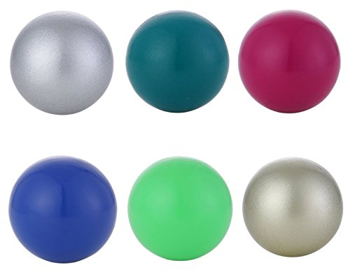 Morella Damen Engels-Klangkugel-Set Ø 16 mm 6 Kugeln in den Farben Gold Silber Blau Grün Beere und Petrol-Grün