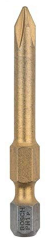 Bosch Zubehör 2607001551 Schrauberbit Max Grip PH 1, 49 mm