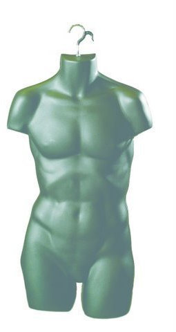 The Shopfitting Shop Männliche Schaufensterpuppe, Schwarz, für Erwachsene