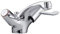 Bristan Value Lever Chrome Mono Basin Mixer Tap with Pop Up Waste and Ceramic Disc Valves - VAL2-BAS-C-CD