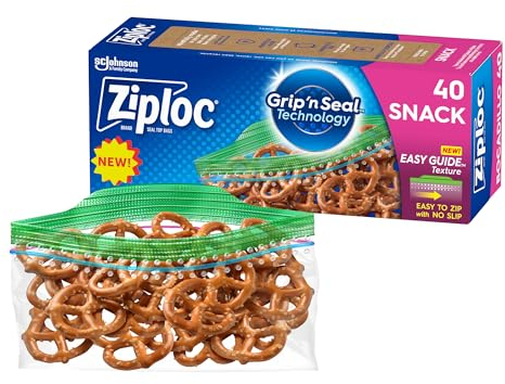 Ziploc Snack Bags, 40 Count