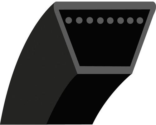 A60 : Courroie lisse trapézoïdale pour Tondeuses autoportées CASTELGARDEN Modèle TWIN - Cut (122 cm) - Longueur extérieure: 1575 mm Section: 13x8 mm - N° origine: 35061502/0